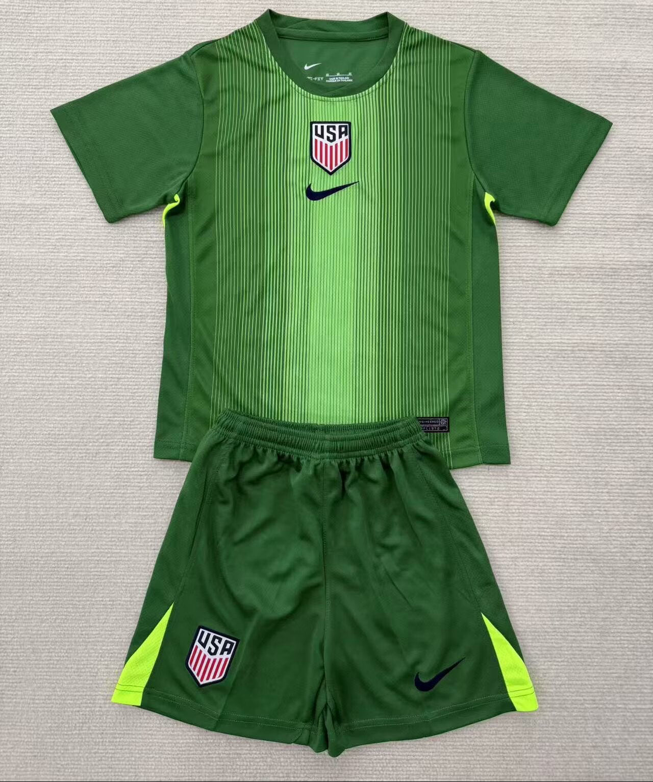 Ensemble Maillot Gardien États-Unis 2025/26 Vert