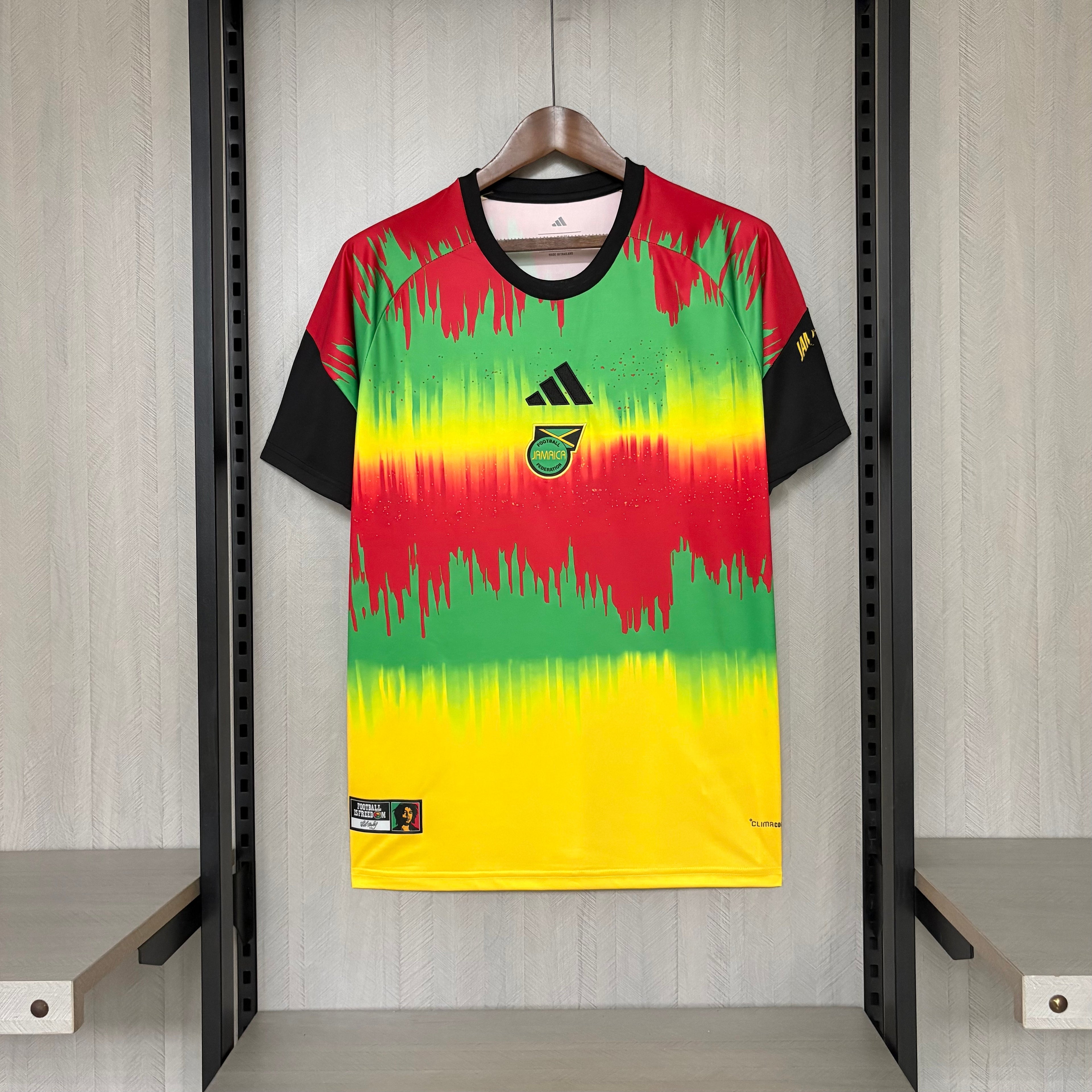 Maillot Jamaïque 2026 x Bob Marley Pré-Match