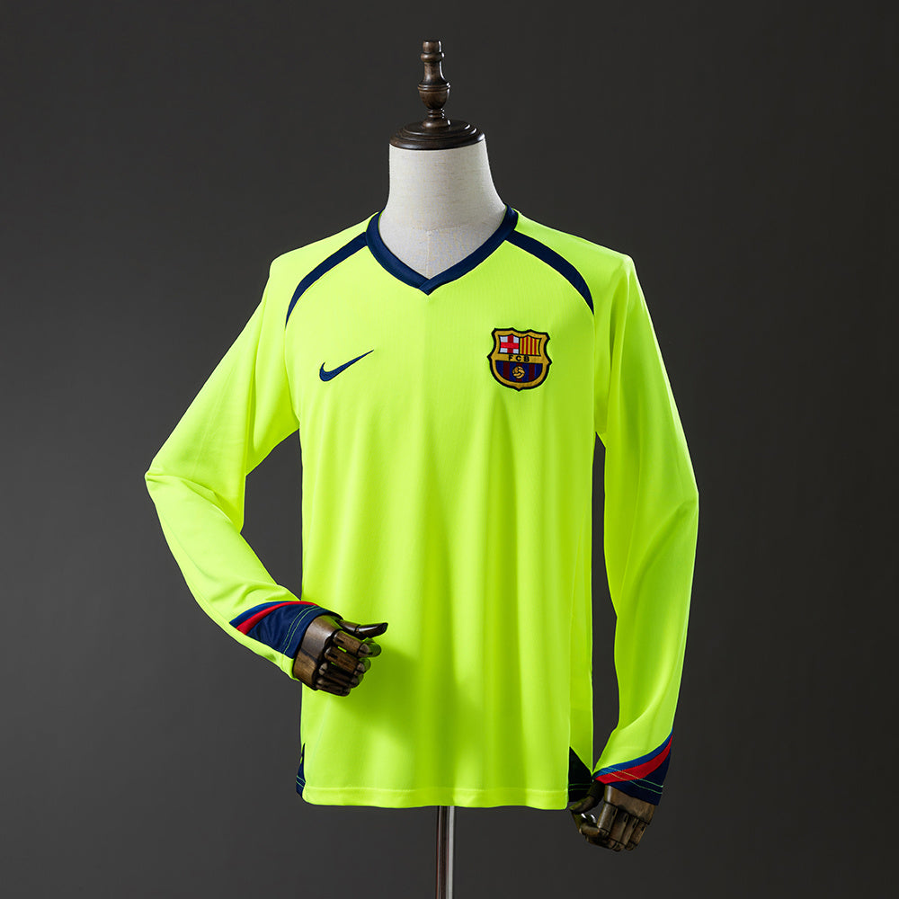 Maillot Rétro Barcelone 05/06 Extérieur Manche Longue