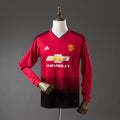 Maillot Rétro Manchester United 18/19 Domicile Manche Longue