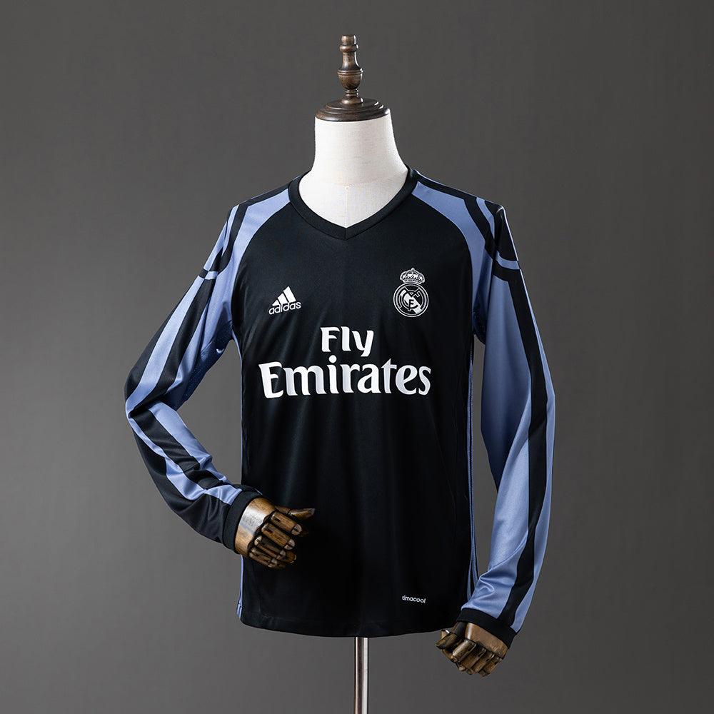 Maillot Rétro Real Madrid 16/17 Troisième Extérieur Manche Longue