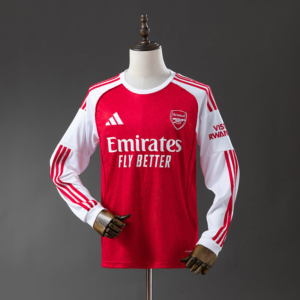Maillot Arsenal 25/26 Domicile Manche Longue