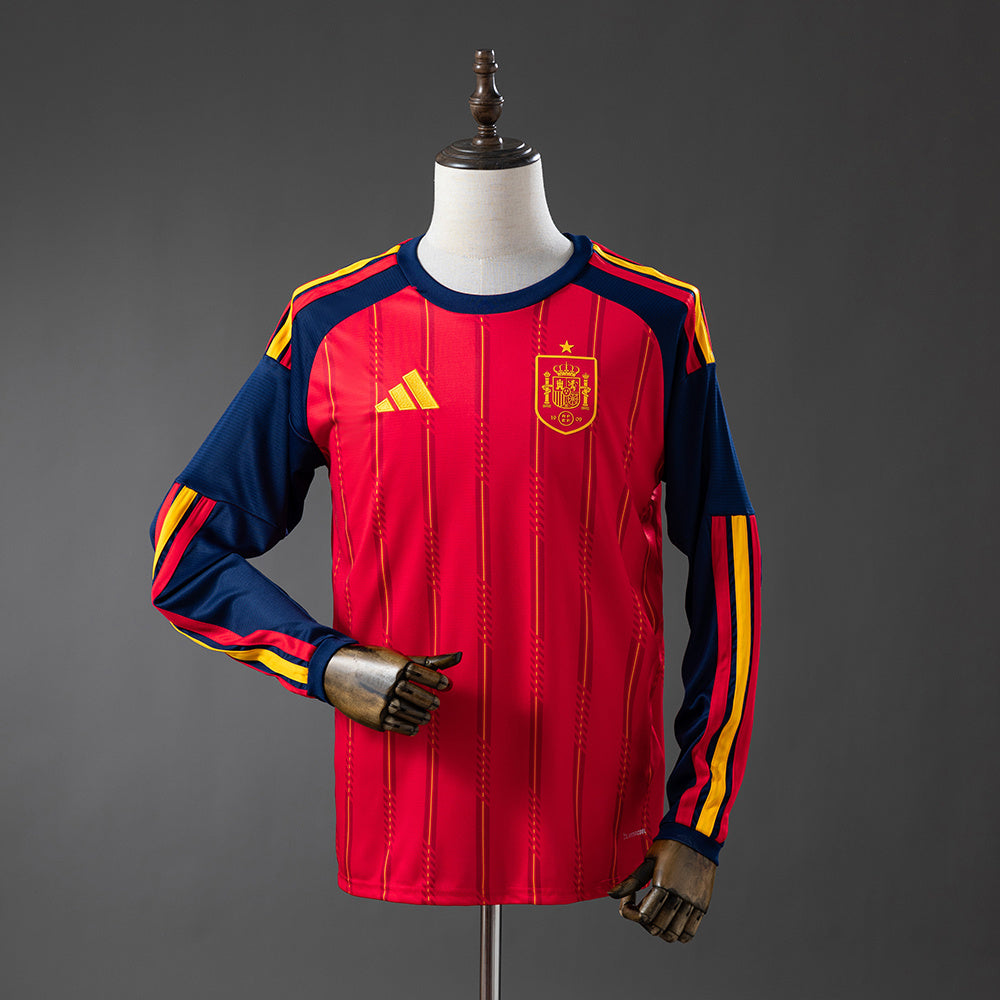 Maillot Espagne 2026 Domicile Manche Longue
