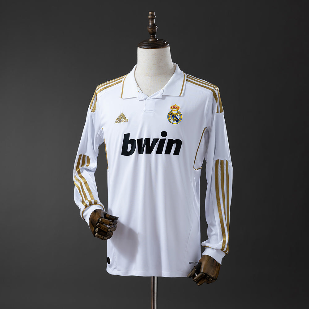 Maillot Rétro Real Madrid 11/12 Domicile Manche Longue
