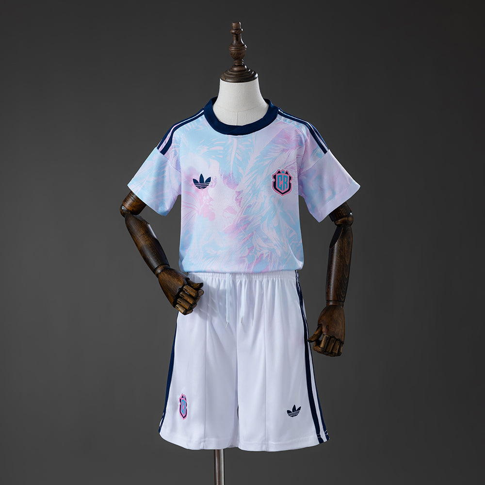 Ensemble Maillot Costa Rica 2026 Extérieur Enfant