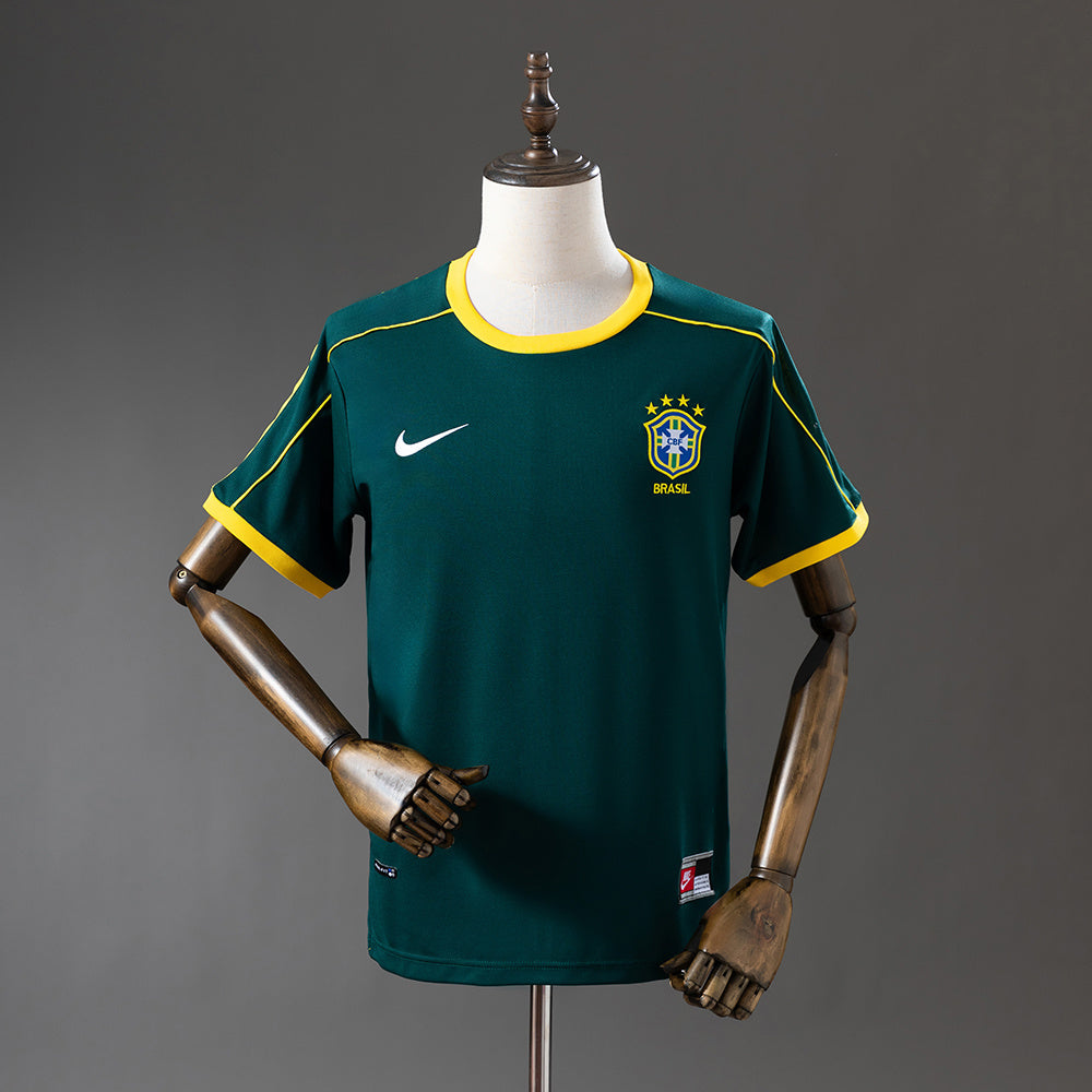 Retro Goalkeeper Brazil 1998 Dark Green