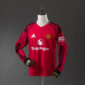 Maillot Manchester United 25/26 Domicile Manche Longue