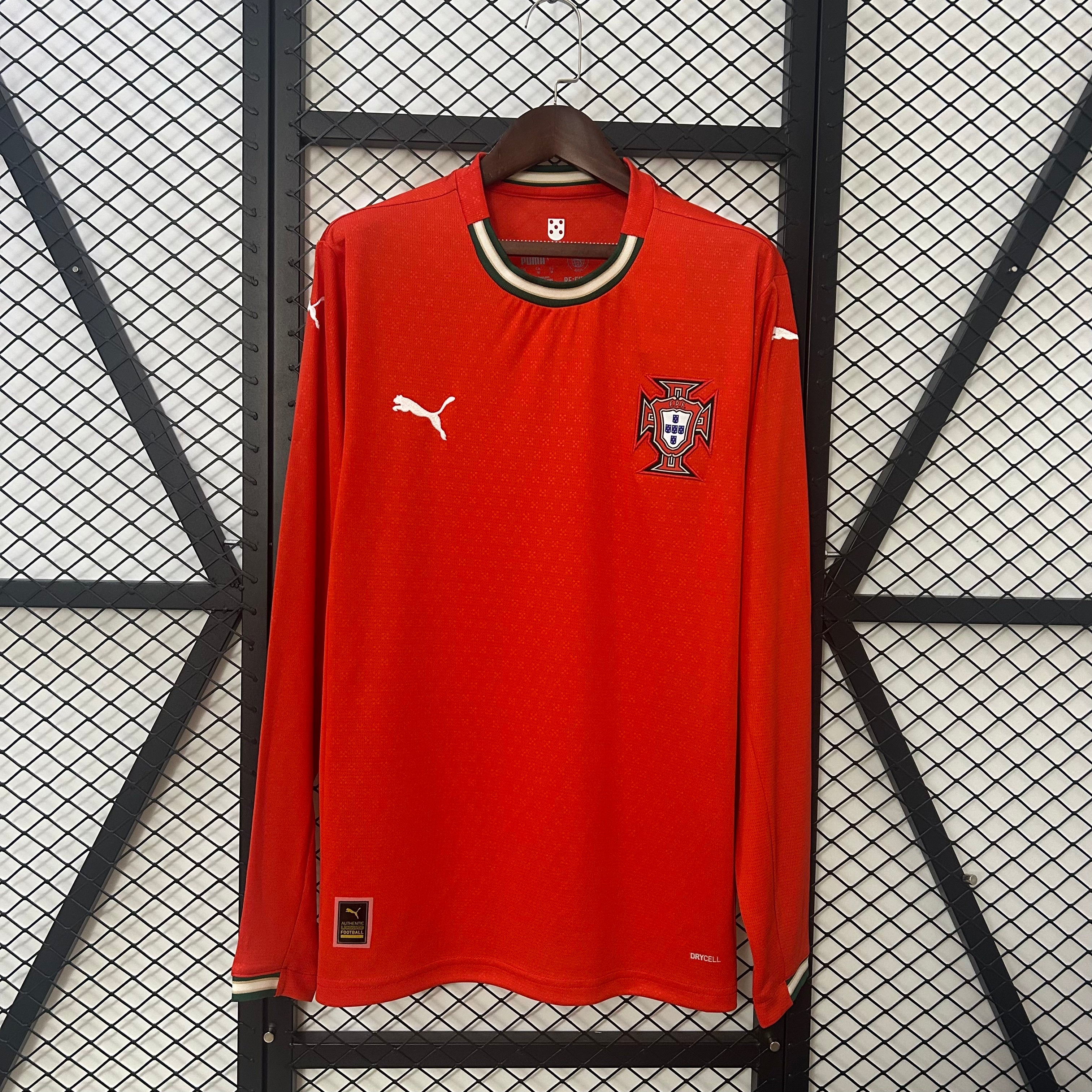 Maillot Portugal 2025 Domicile Manche Longue