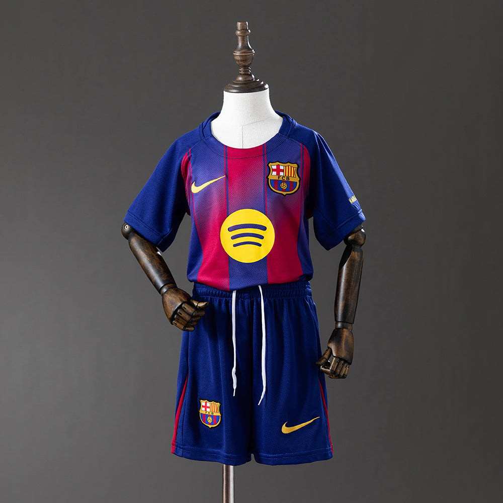 25/26 kids Barcelona home set kid