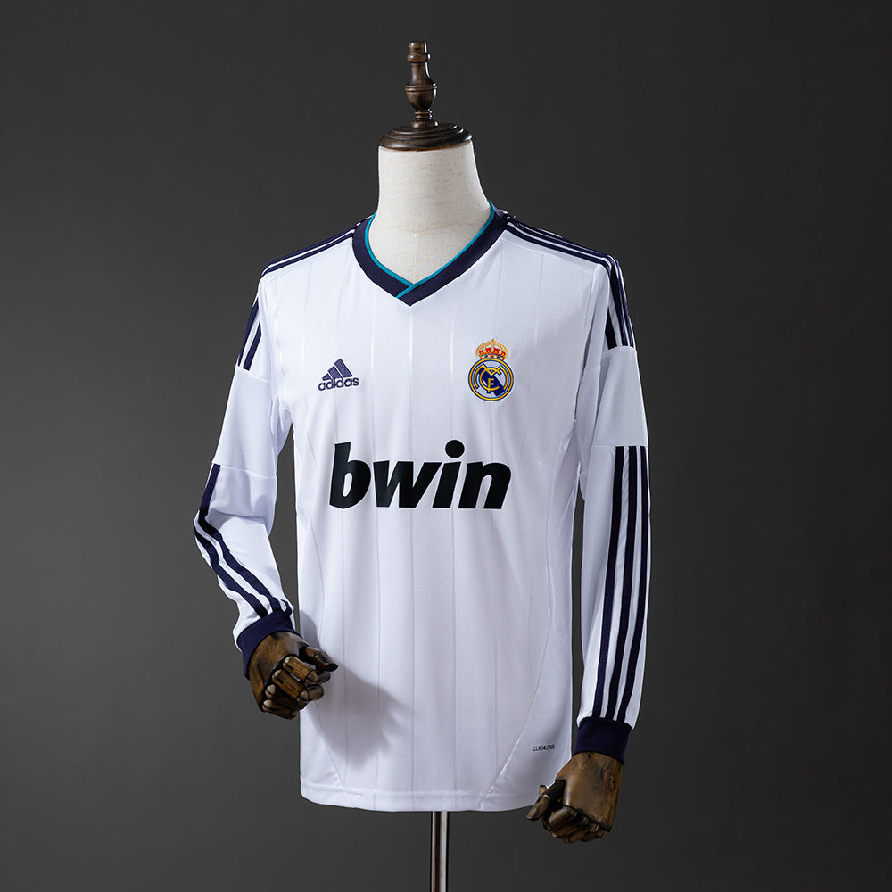 Maillot Rétro Real Madrid 12/13 Domicile Manche Longue
