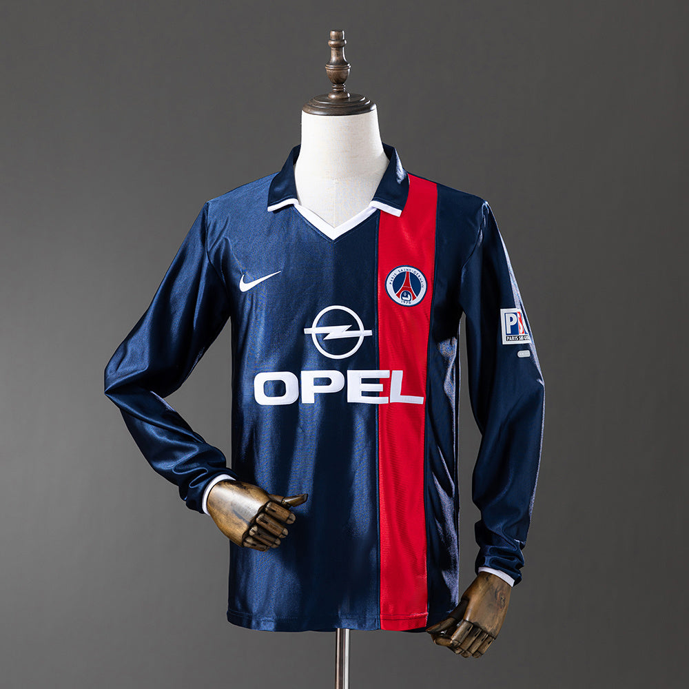 Maillot Rétro PSG 01/02 Domicile Manche Longue