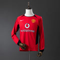 Maillot Rétro Manchester United 02/04 Domicile Manche Longue