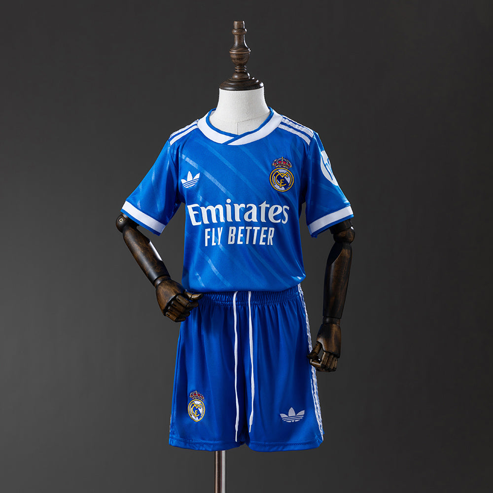 Real Madrid 25/26 Third Away Kids Kit Set