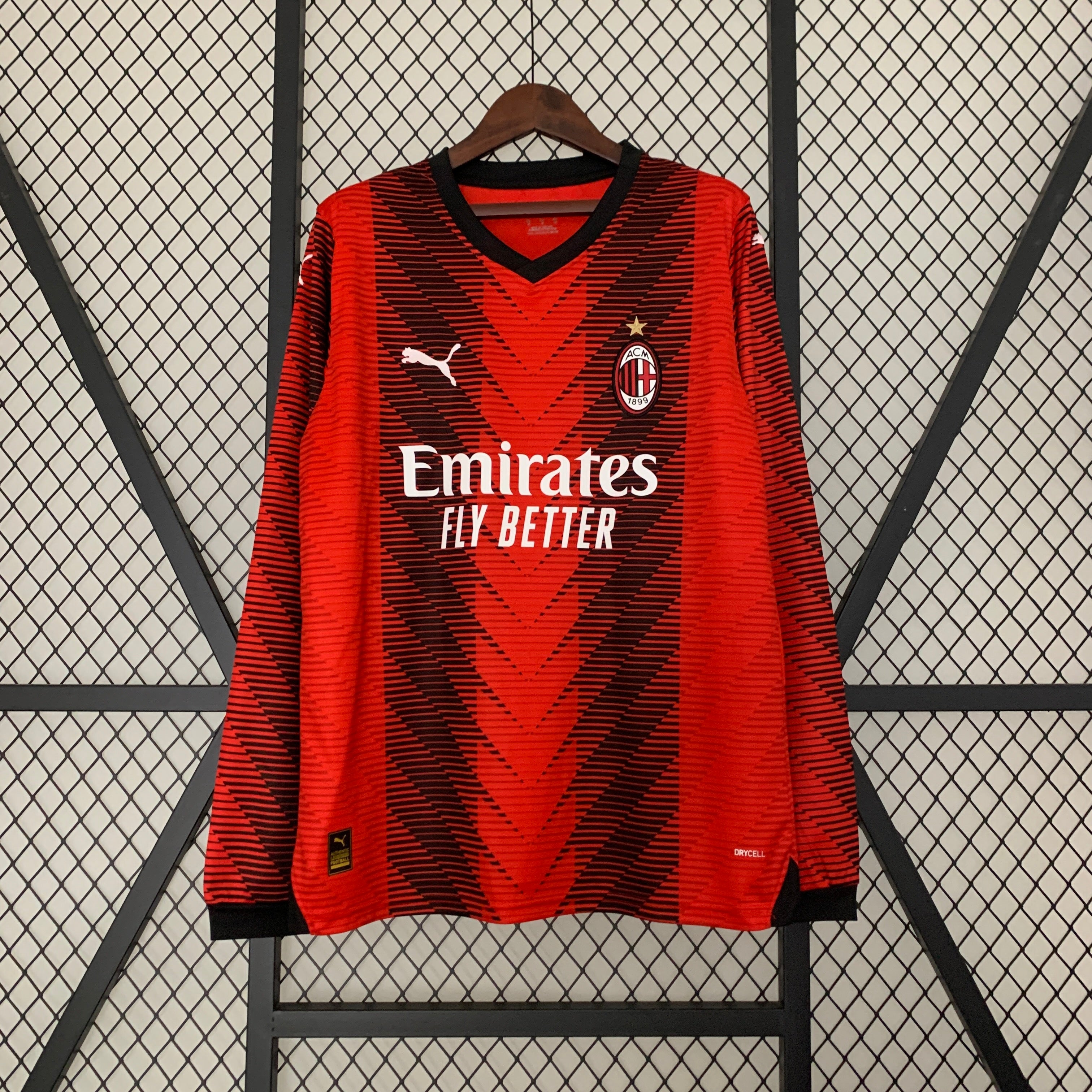 Maillot AC Milan 23/24 Domicile Manche Longue