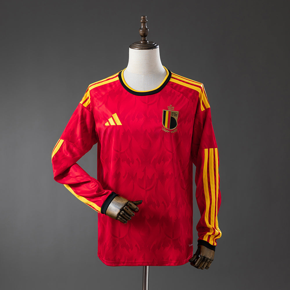 Maillot Belgique 2026 Domicile Manche Longue