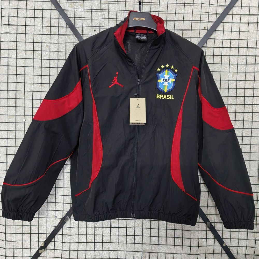 Brazil 2026 Jordan Anthem Jacket Red