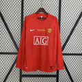 Maillot Rétro Manchester United 07/08 Domicile Manche Longue