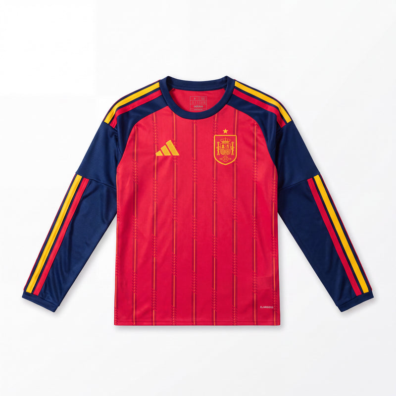 Maillot Espagne 2026 Domicile Manche Longue