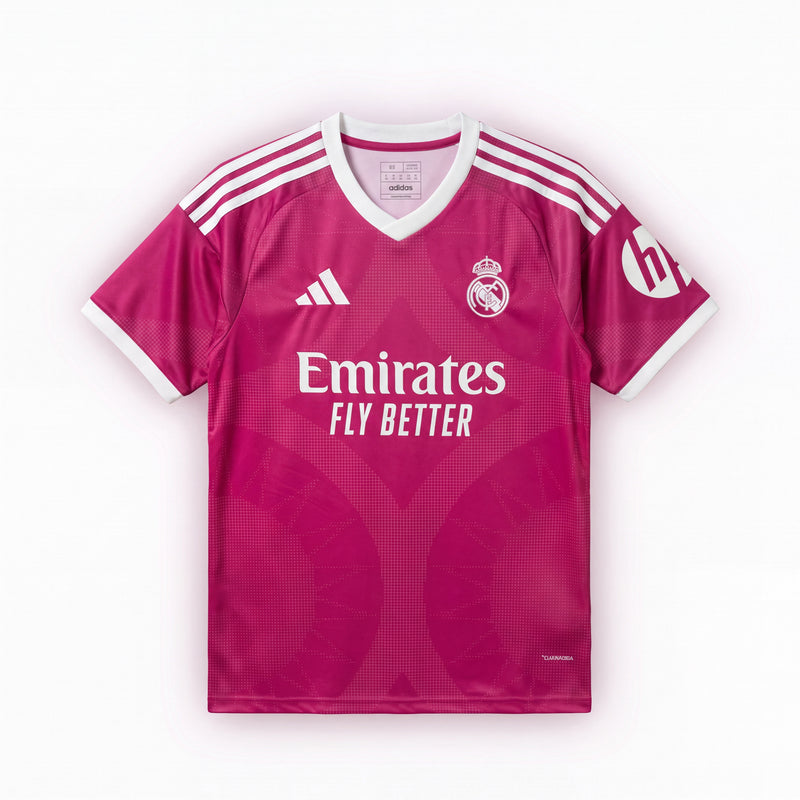 Maillot 3ème Extérieur Real Madrid rose 2026/27