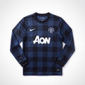 Maillot Rétro Manchester United 13/14 Noir Manche Longue