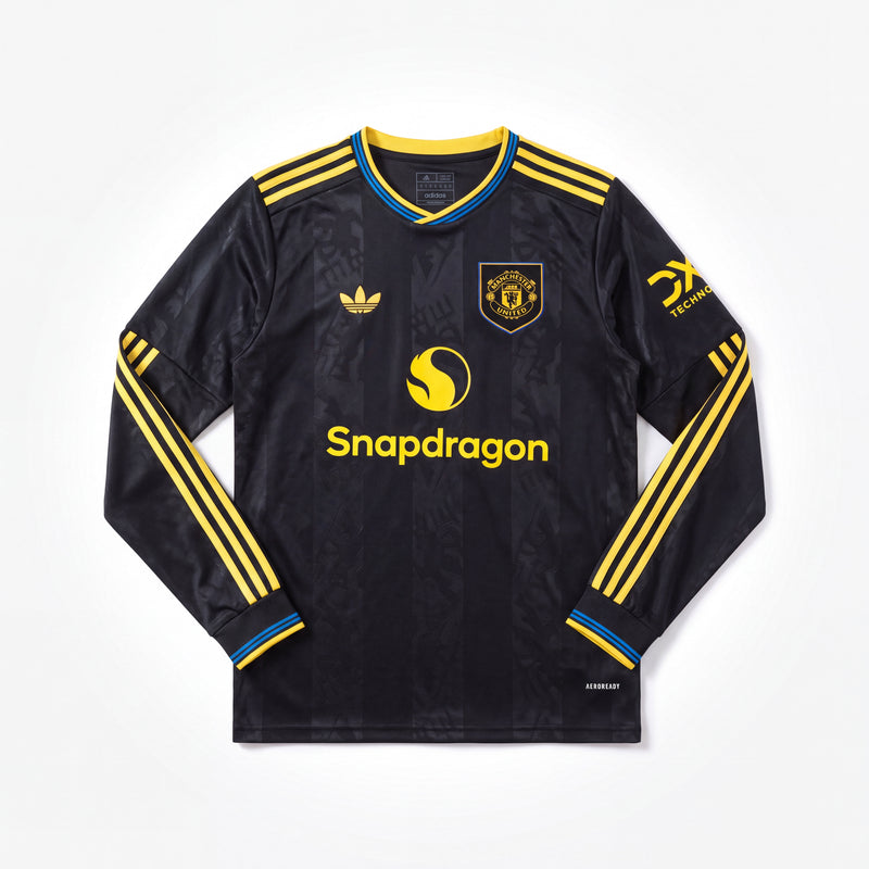 Maillot Manchester United 25/26 Troisième Extérieur Manche Longue