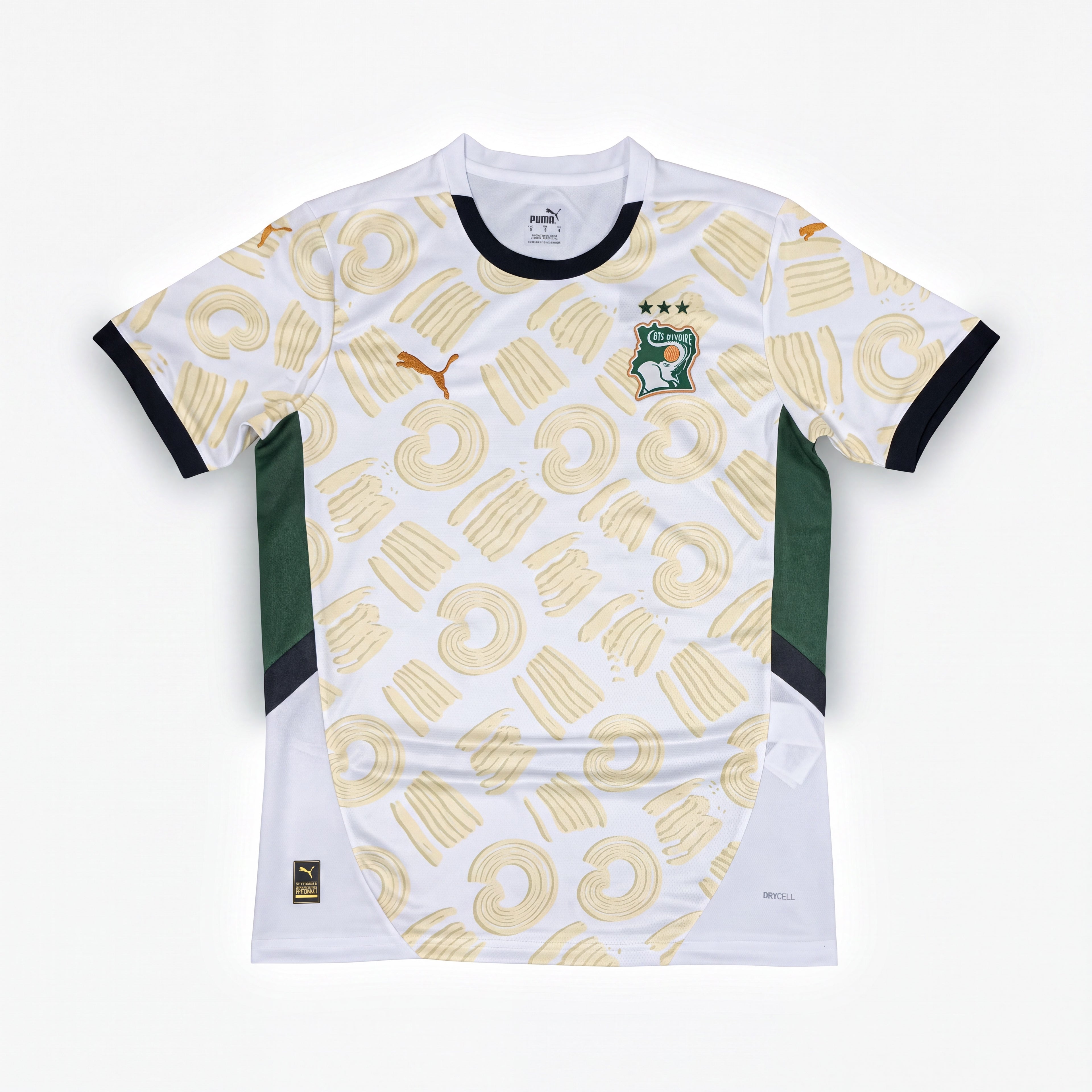 Maillot Officiel Côte d'Ivoire 2024/25 Extérieur