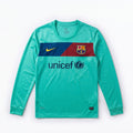 Maillot Rétro Barcelone 10/11 Extérieur Manche Longue