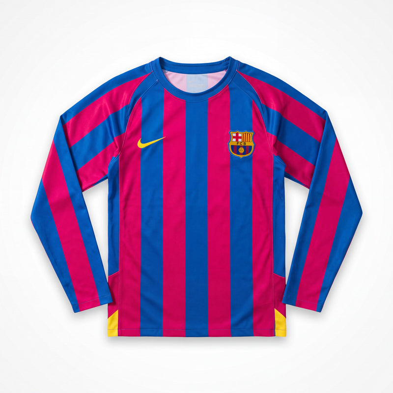 Maillot Rétro Barcelone 05/06 Domicile Manche Longue
