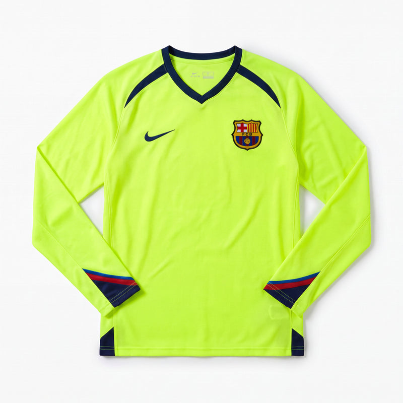 Maillot Rétro Barcelone 05/06 Extérieur Manche Longue