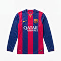 Maillot Rétro Barcelone 2014/15 Domicile Manche Longue