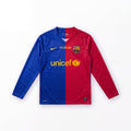 Maillot Rétro Barcelone 08/09 Domicile Ligue des Champions Manche Longue