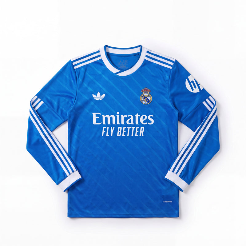 Maillot Real Madrid 25/26 Troisième Extérieur Manche Longue