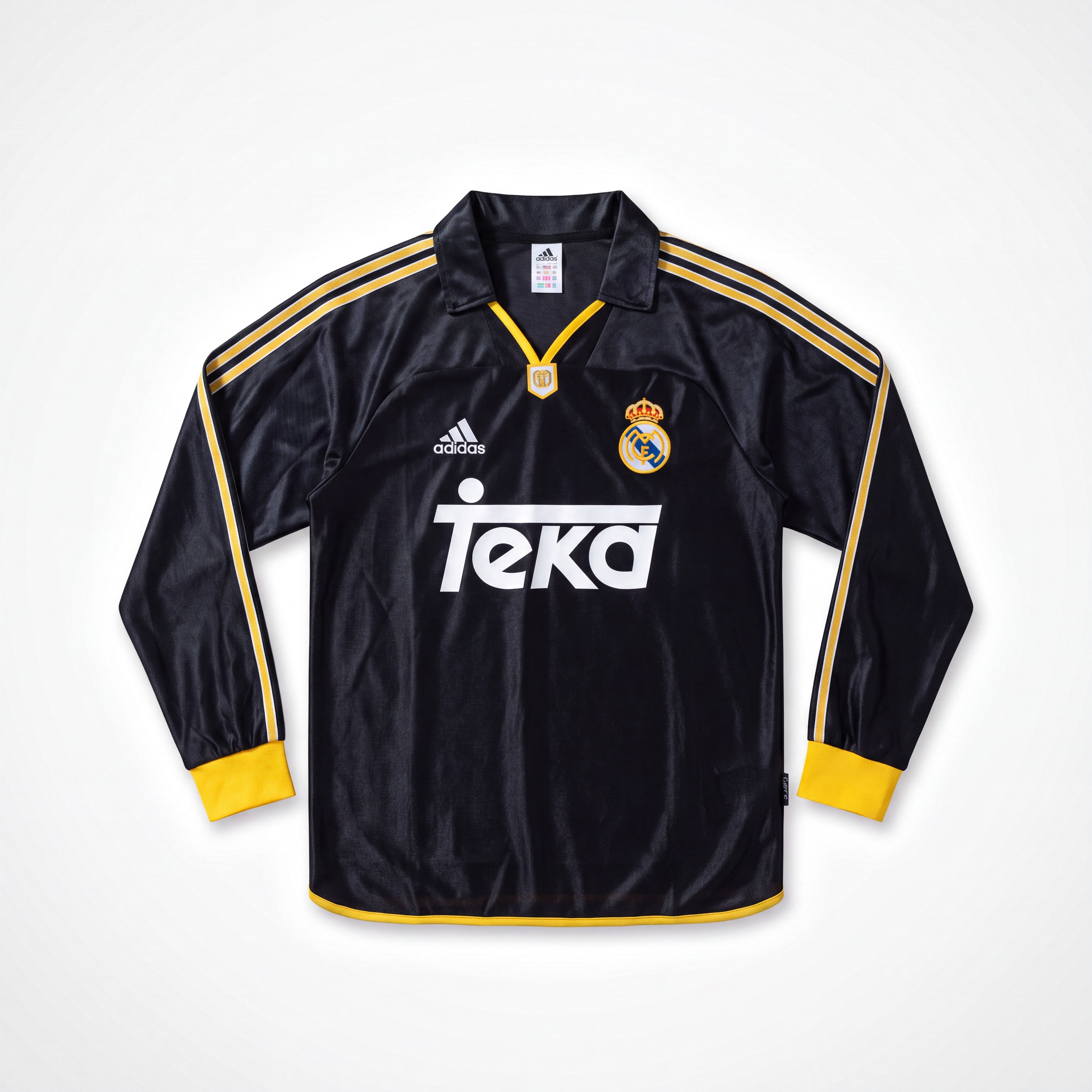 Maillot Rétro Real Madrid 98/00 Extérieur Manche Longue