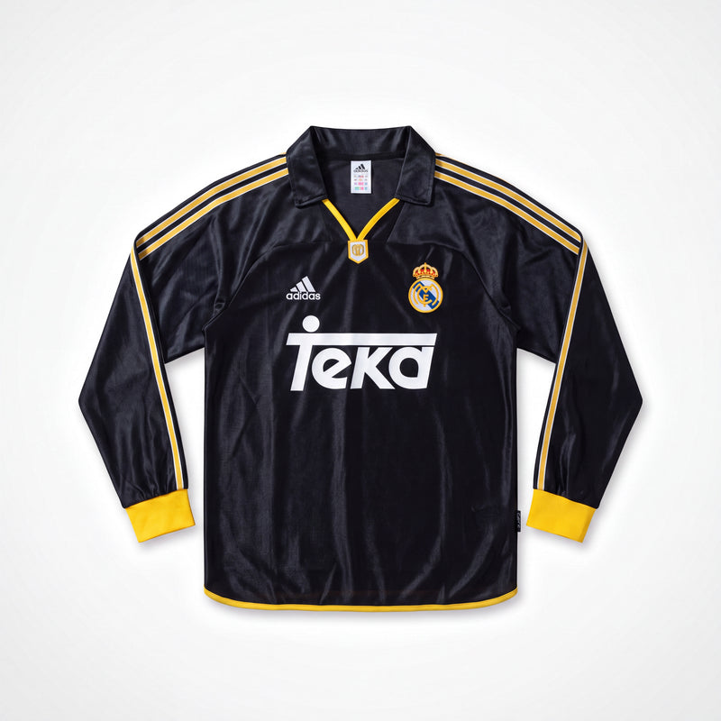 Maillot Rétro Real Madrid 98/00 Extérieur Manche Longue