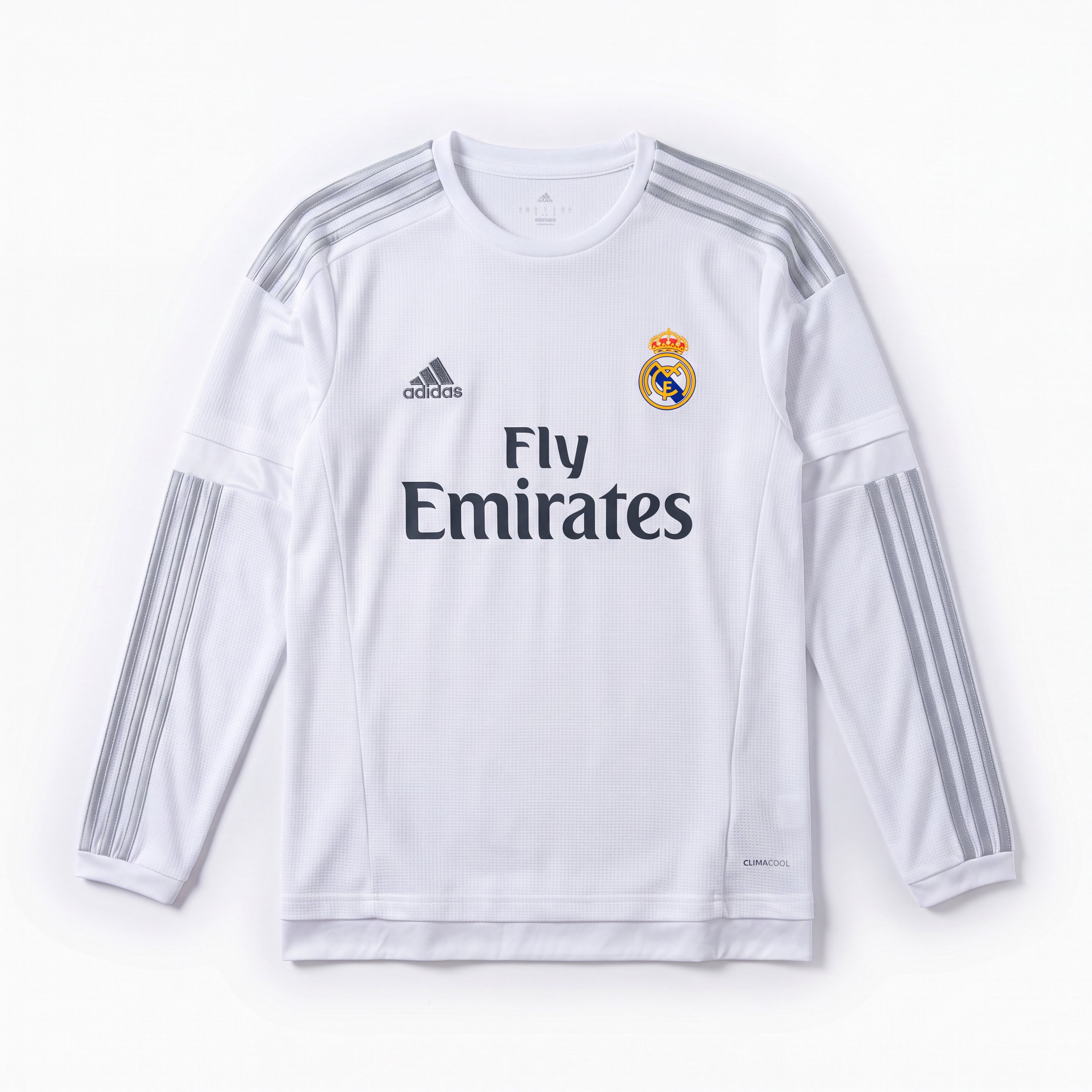 Maillot Rétro Real Madrid 15/16 Domicile Manche Longue
