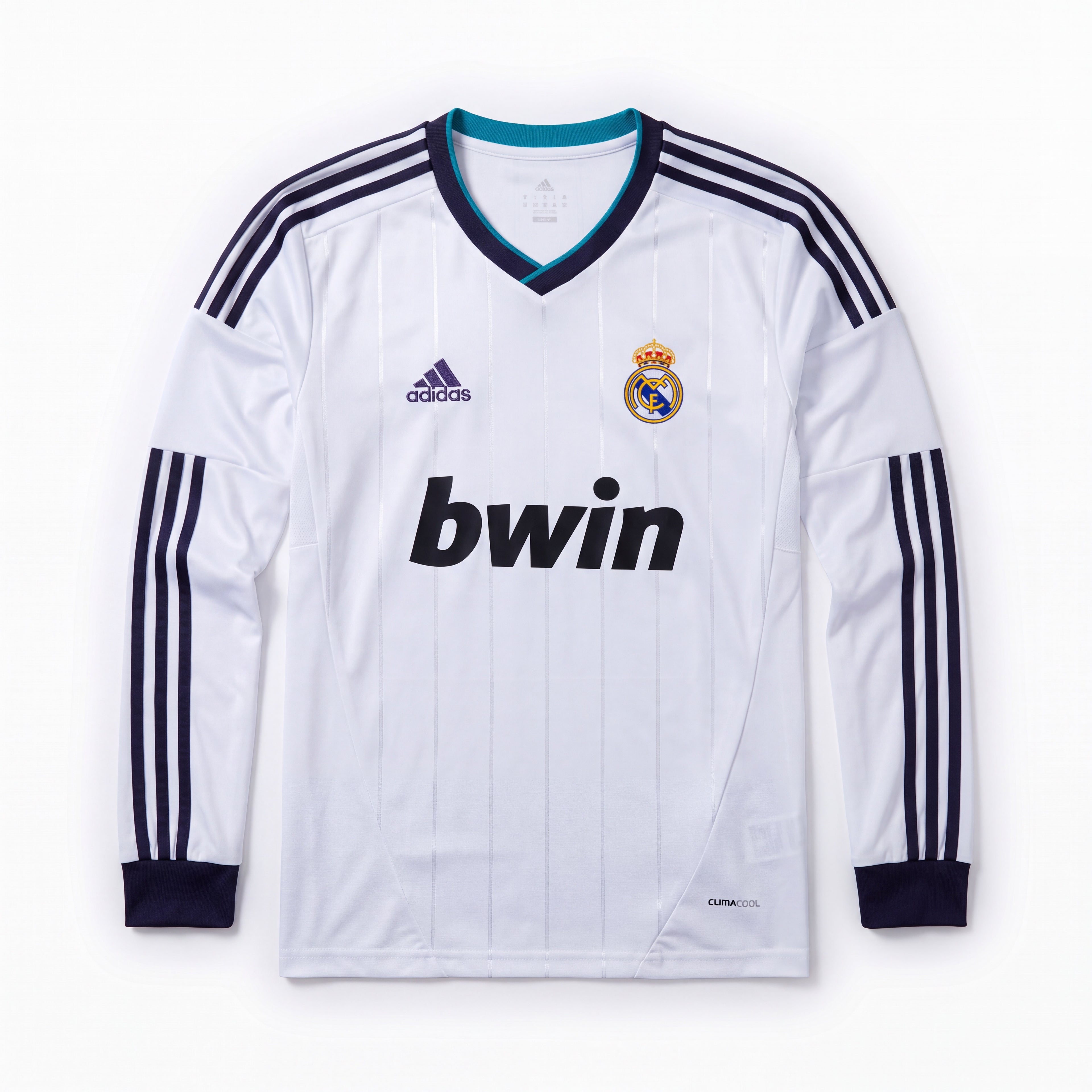 Maillot Rétro Real Madrid 12/13 Domicile Manche Longue