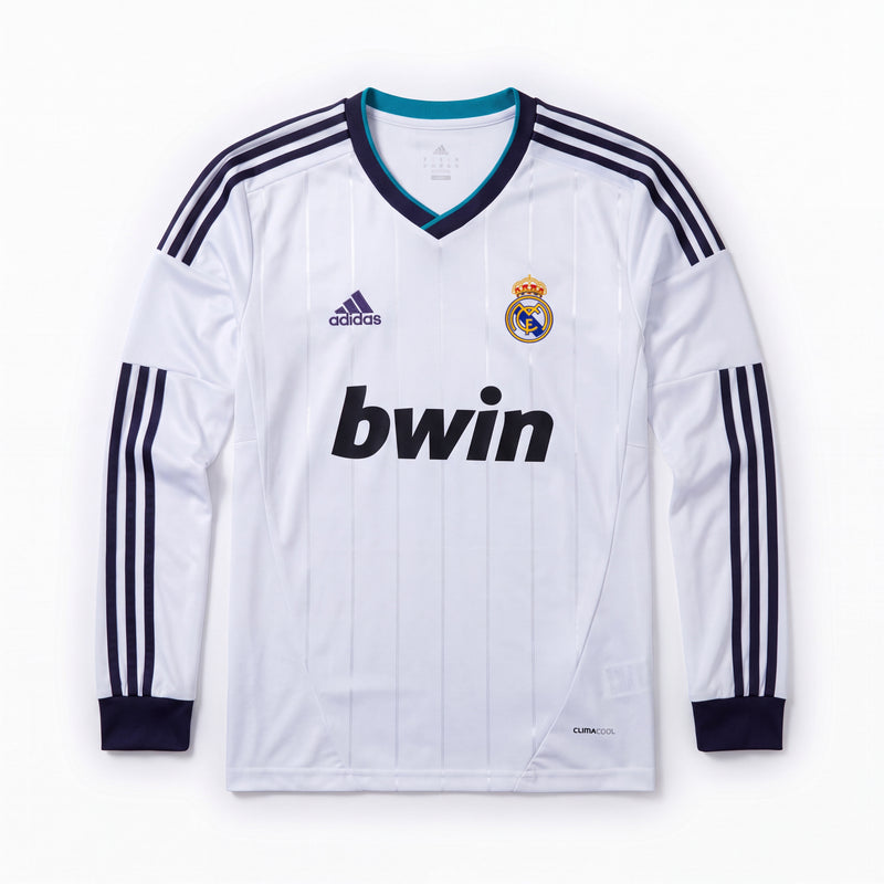Maillot Rétro Real Madrid 12/13 Domicile Manche Longue