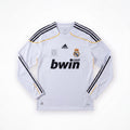 Retro Real Madrid 09/10 Home Long Sleeve Jersey