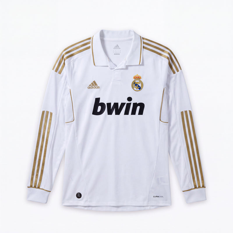 Maillot Rétro Real Madrid 11/12 Domicile Manche Longue