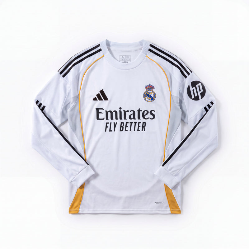 Maillot Real Madrid 25/26 Domicile Manche Longue