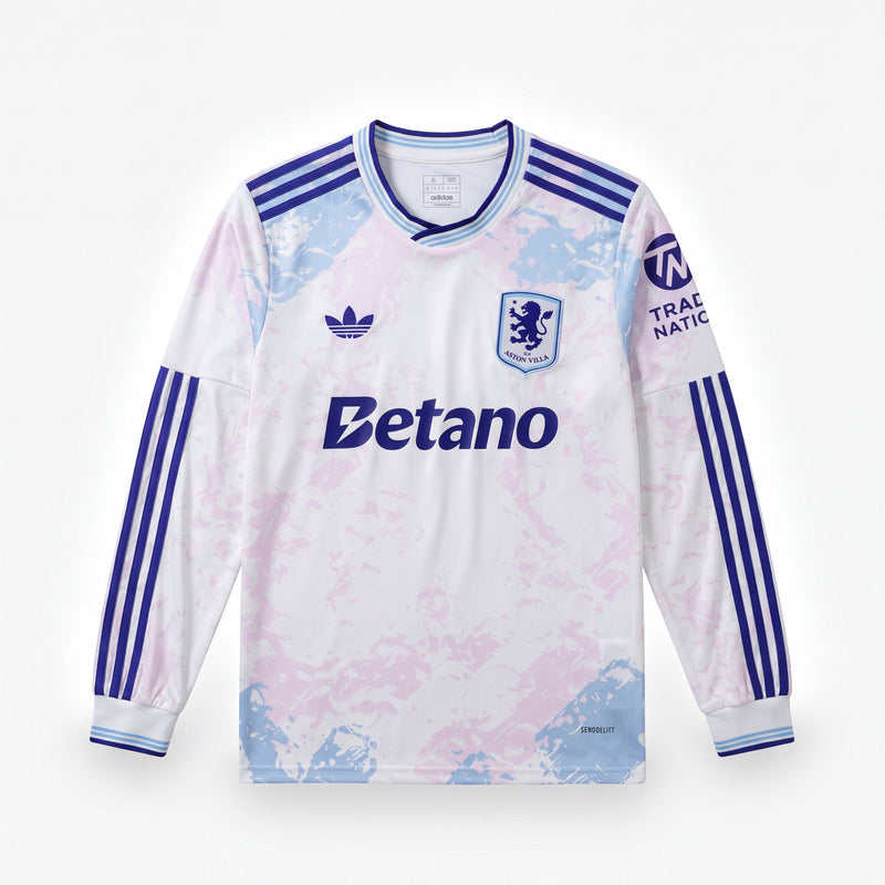 Maillot Aston Villa 25/26 Troisième Extérieur Manche Longue