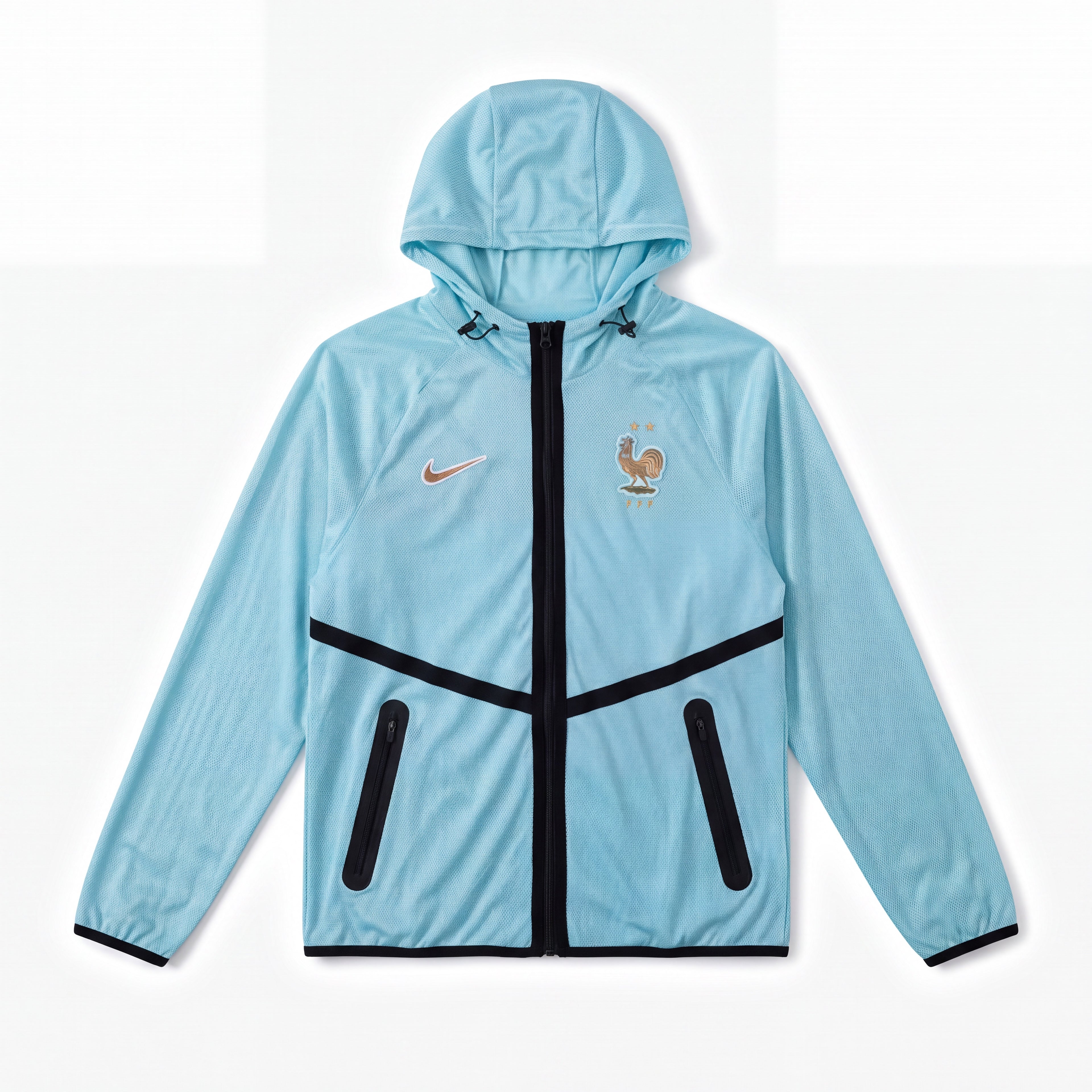 France 2026 Men's Football Anthem Jacket - Light Blue