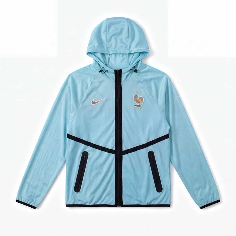 France 2026 Men's Football Anthem Jacket - Light Blue