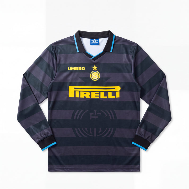 Maillot Rétro Inter Milan 97/98 Troisième Extérieur Manche Longue