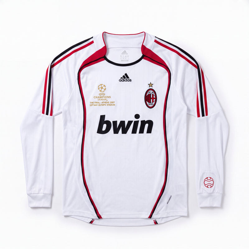 Maillot Rétro AC Milan 06/07 Extérieur Manche Longue