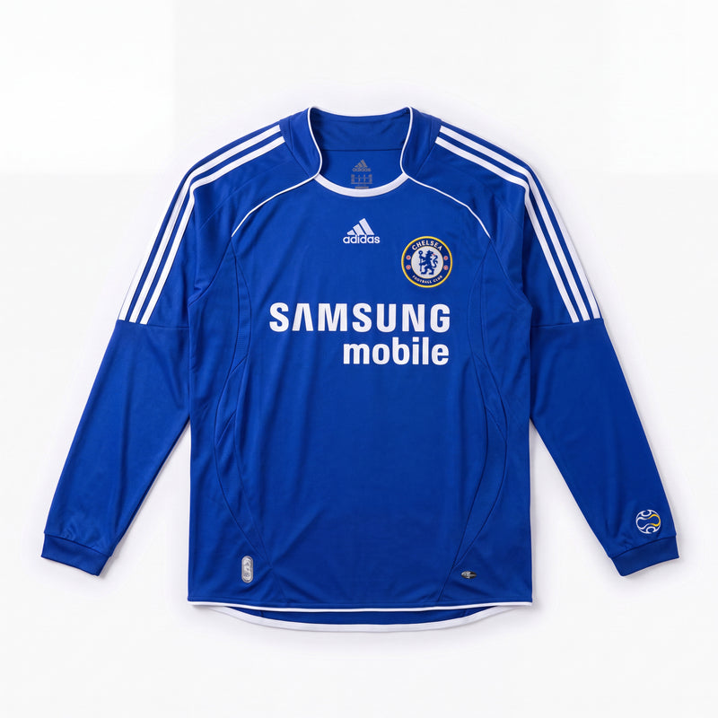 Maillot Rétro Chelsea 06/07 Domicile Manche Longue