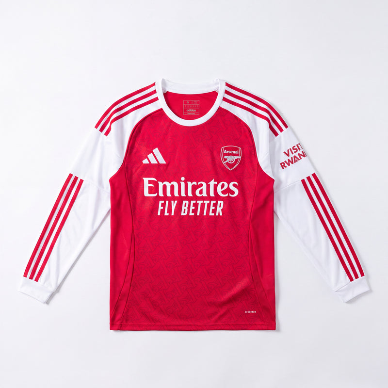 Maillot Arsenal 25/26 Domicile Manche Longue