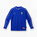 Maillot Rétro Brésil 1998 Extérieur Manche Longue