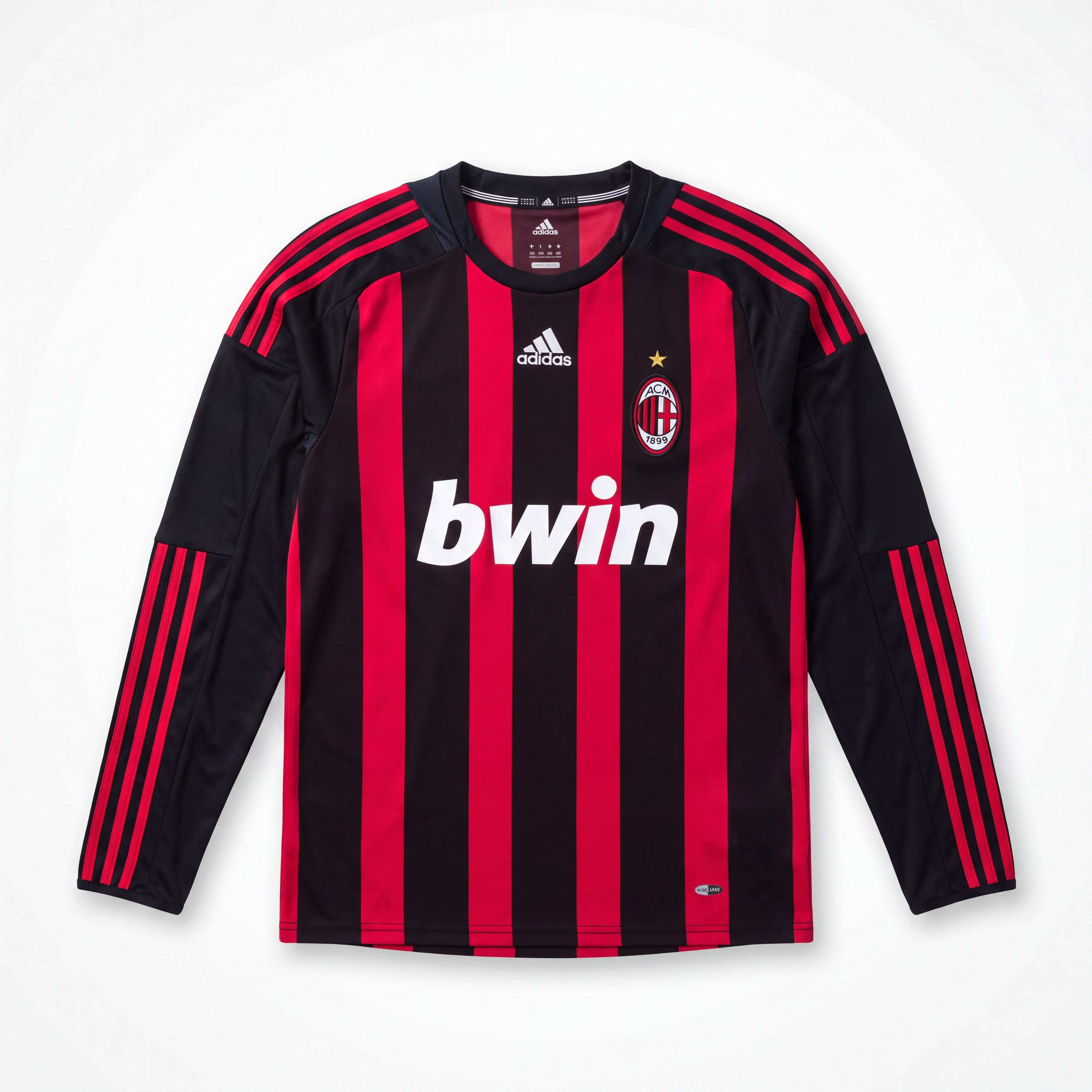 Maillot Rétro AC Milan 08/09 Domicile Manche Longue