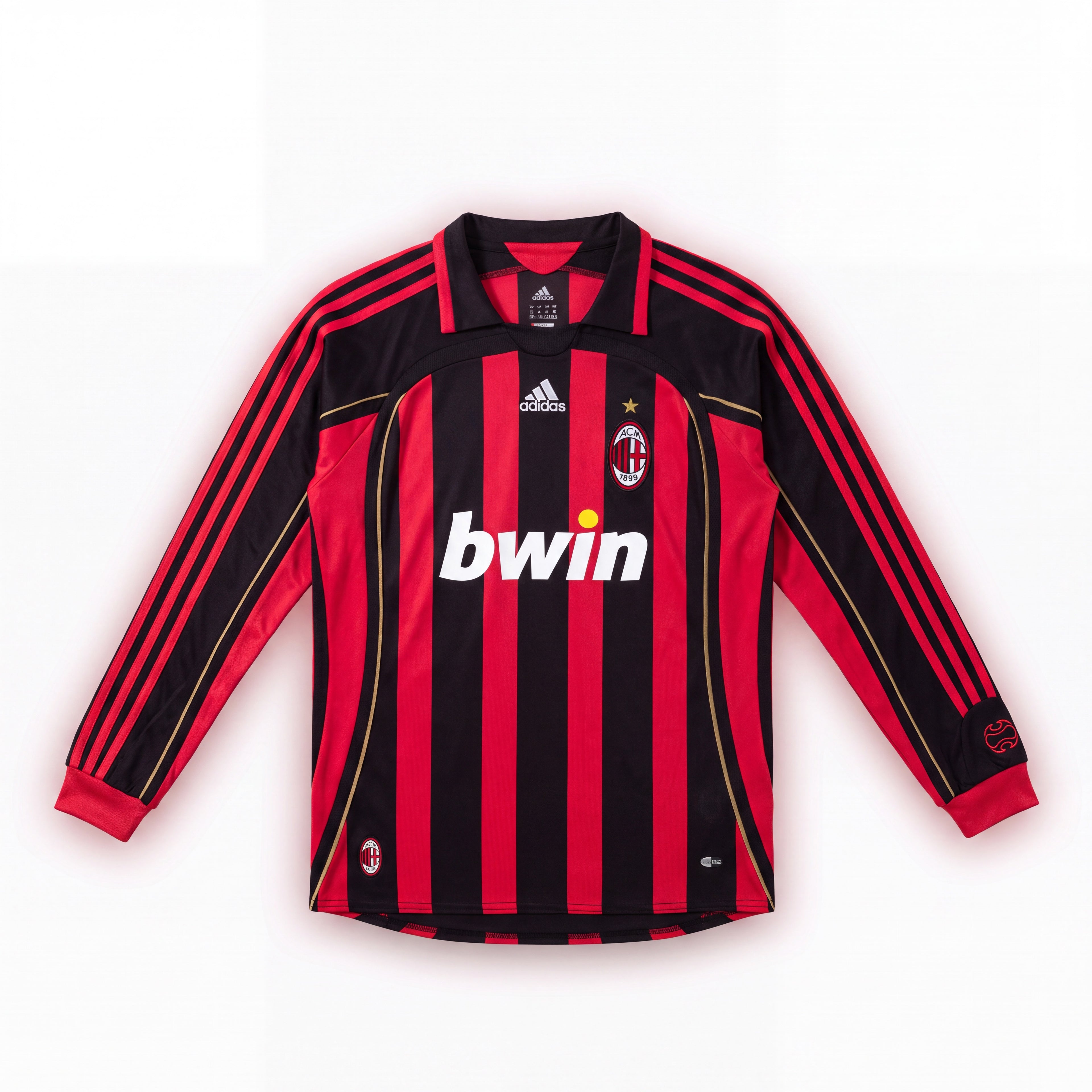 Maillot Rétro AC Milan 06/07 Domicile Manche Longue